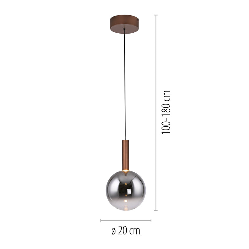Lustra Paul Neuhaus BOWL LED Maro