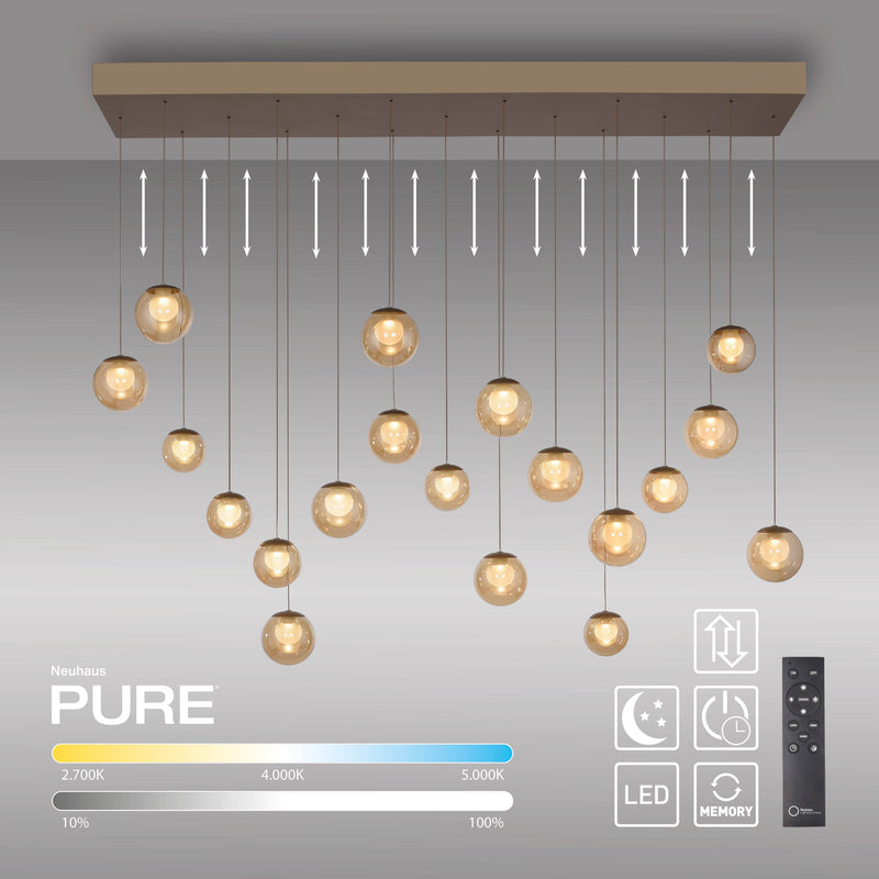 Lustra Paul Neuhaus PURE POPUP 19xLED Maro