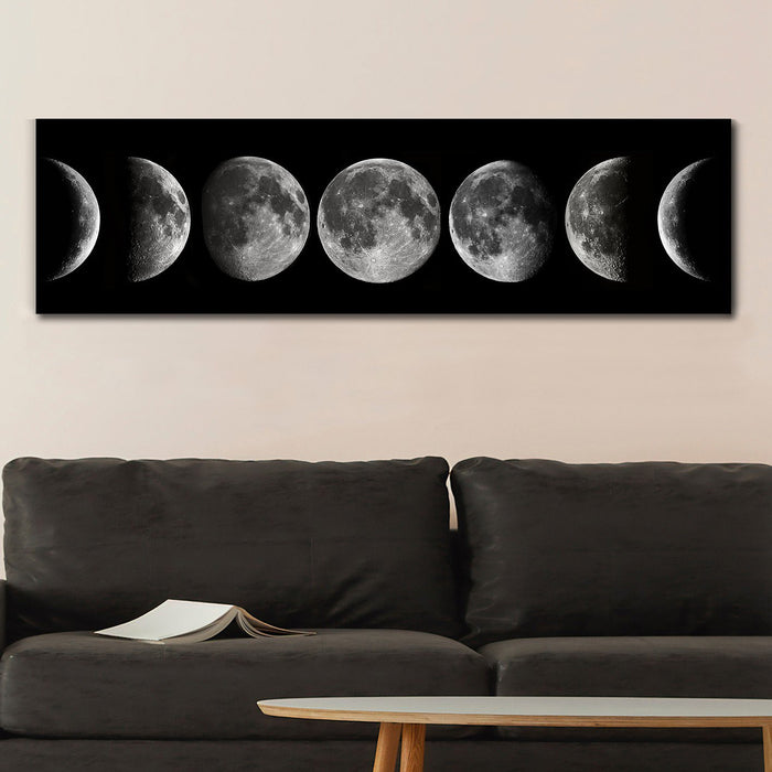 Tablou Canvas Asi Home Moon Phases Panza 50X120 cm