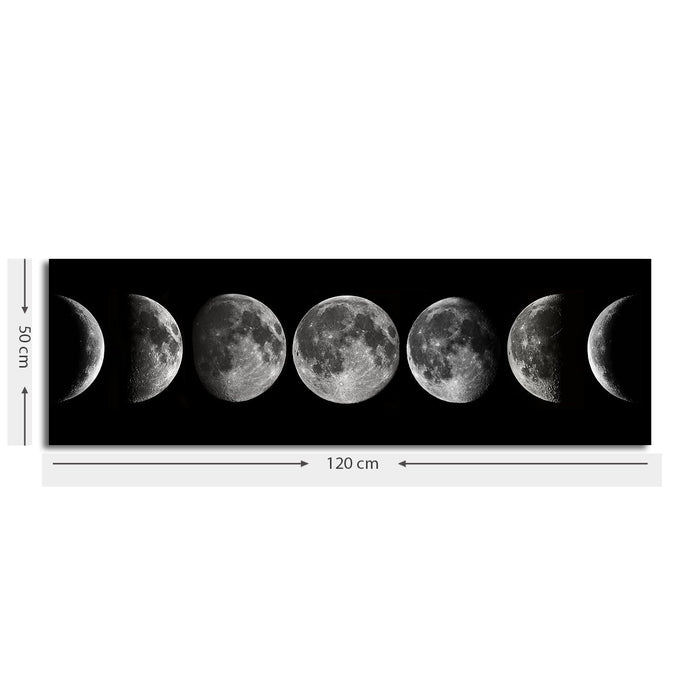 Tablou Canvas Asi Home Moon Phases Panza 50X120 cm