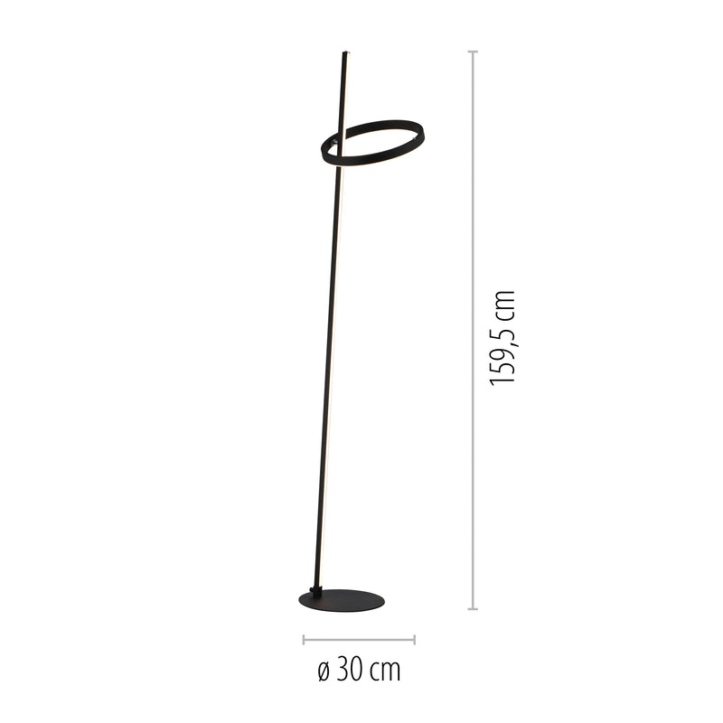 Lampadar Paul Neuhaus RITUS 2xLED Negru