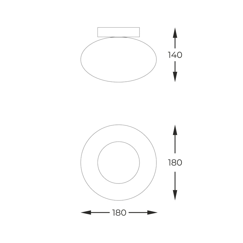 Plafoniera Zuma Line OMI 1xG9 LED Auriu