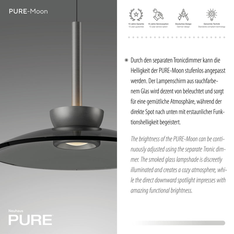 Lustra Paul Neuhaus PURE MOON 2xLED Gri