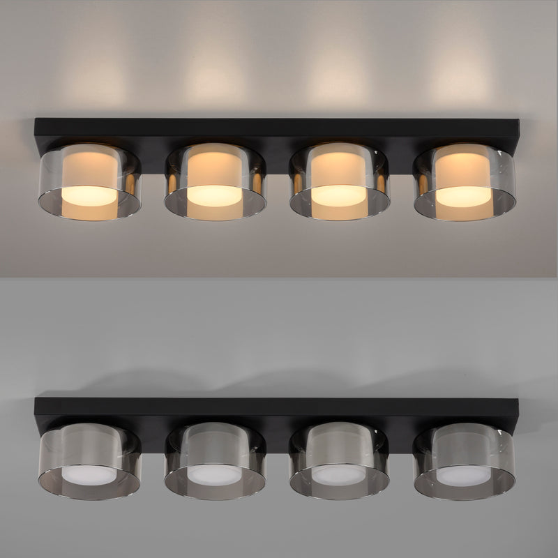 Plafoniera Paul Neuhaus RIKA 4xLED Negru