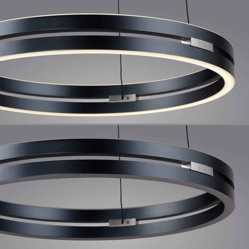 Lustra Paul Neuhaus PURE E-LOOP 2xLED Gri