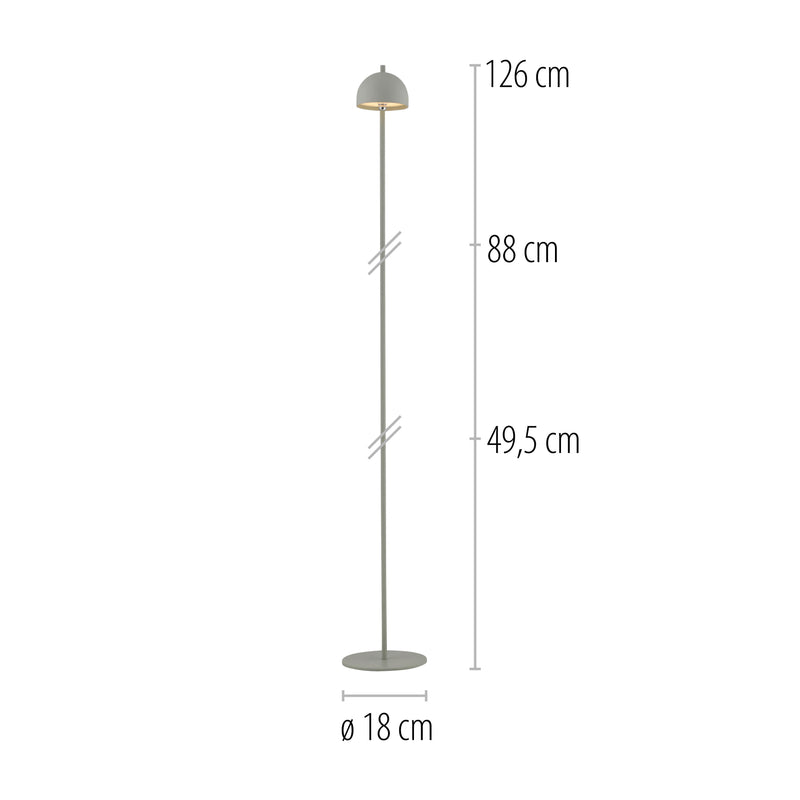 Lampadar Paul Neuhaus BELLIS LED Gri