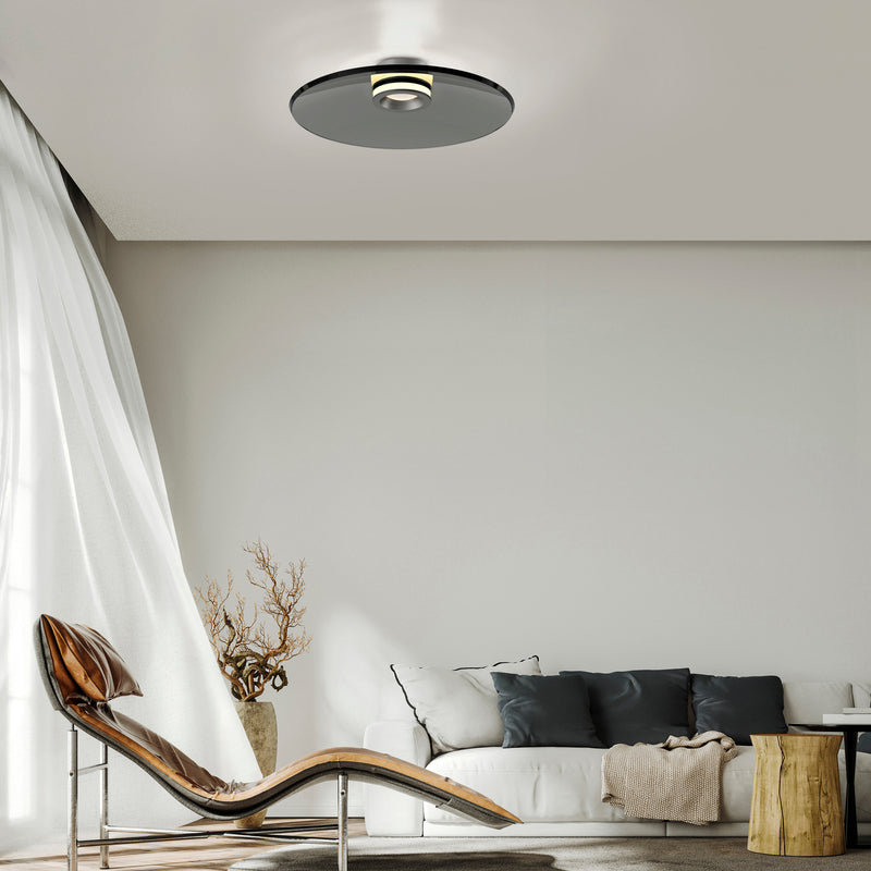 Plafoniera Paul Neuhaus PURE MOON 2xLED Gri