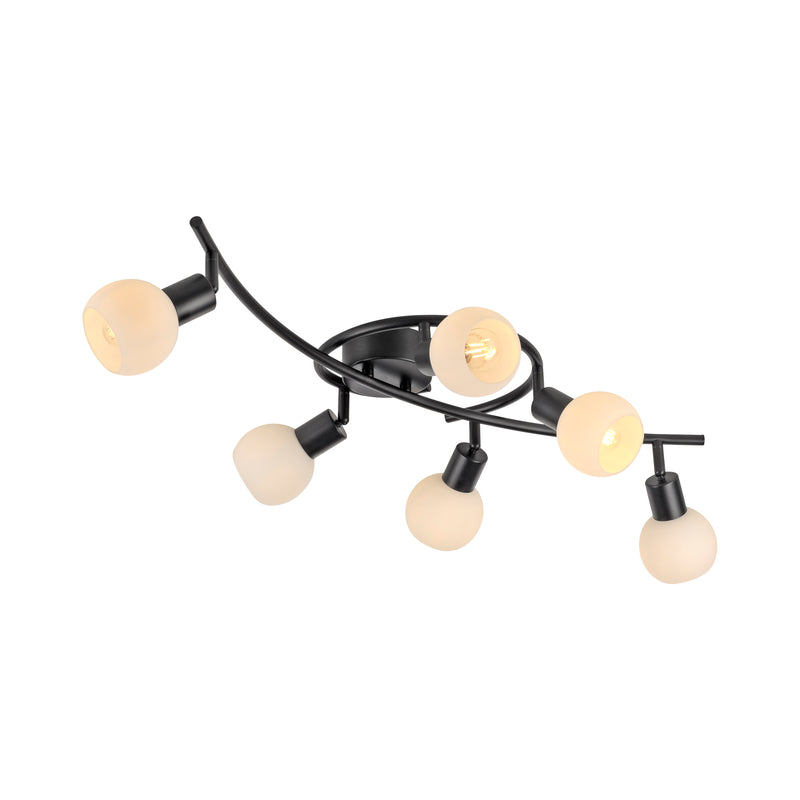 Plafoniera Paul Neuhaus LOKI 6xE14 Negru