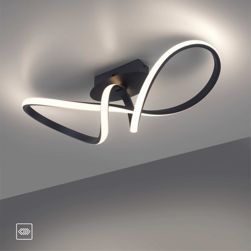 Plafoniera Paul Neuhaus MARIA LED Negru