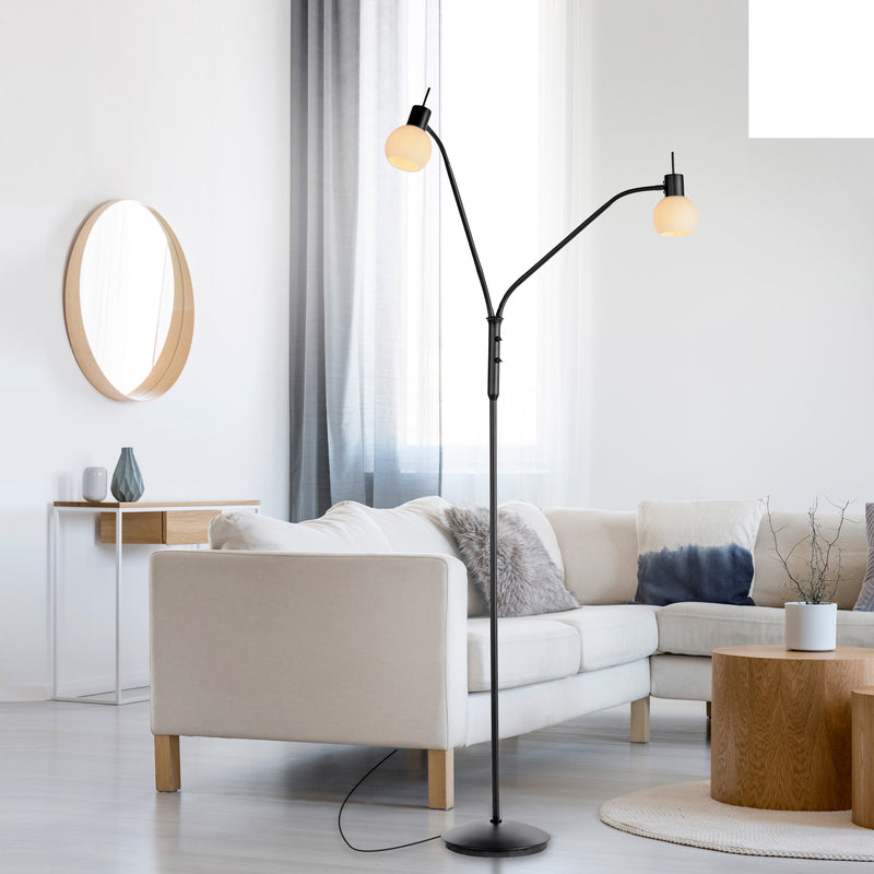 Lampadar Paul Neuhaus LOKI 2xE14 Negru