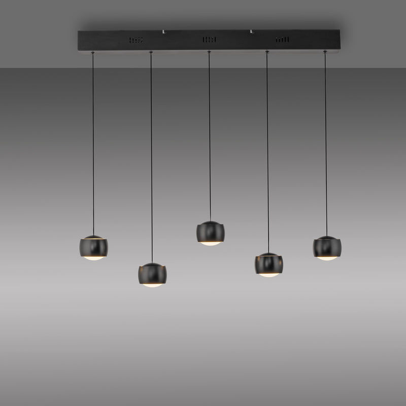 Lustra Paul Neuhaus BALLINI 5xLED Negru