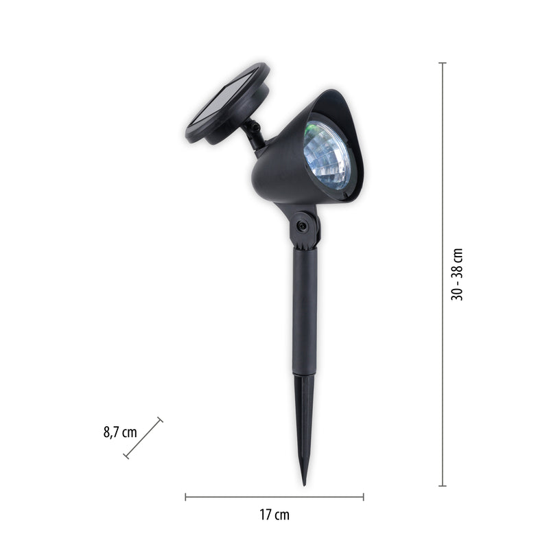Lampa Exterior Paul Neuhaus LEKU-SOL 3xLED Negru