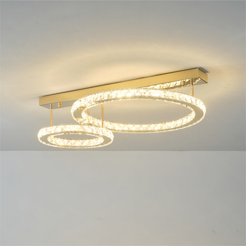 Plafoniera Zuma Line GIRONA 2xLED Auriu
