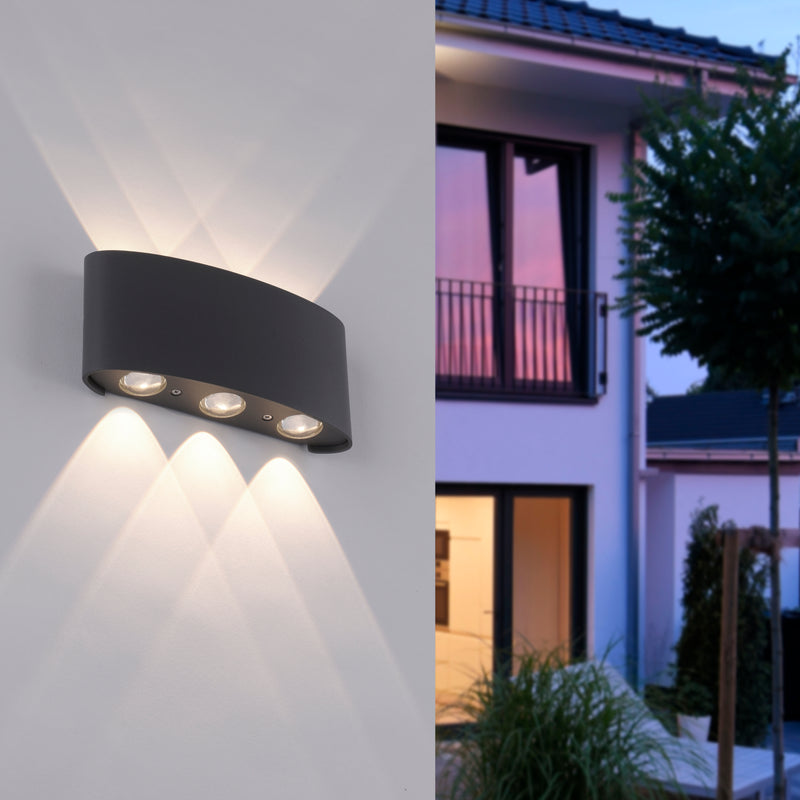 Aplica Paul Neuhaus CARLO 6xLED Antracit