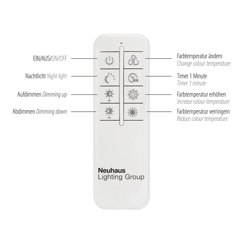 Plafoniera Paul Neuhaus PALMA 3xLED Lemn