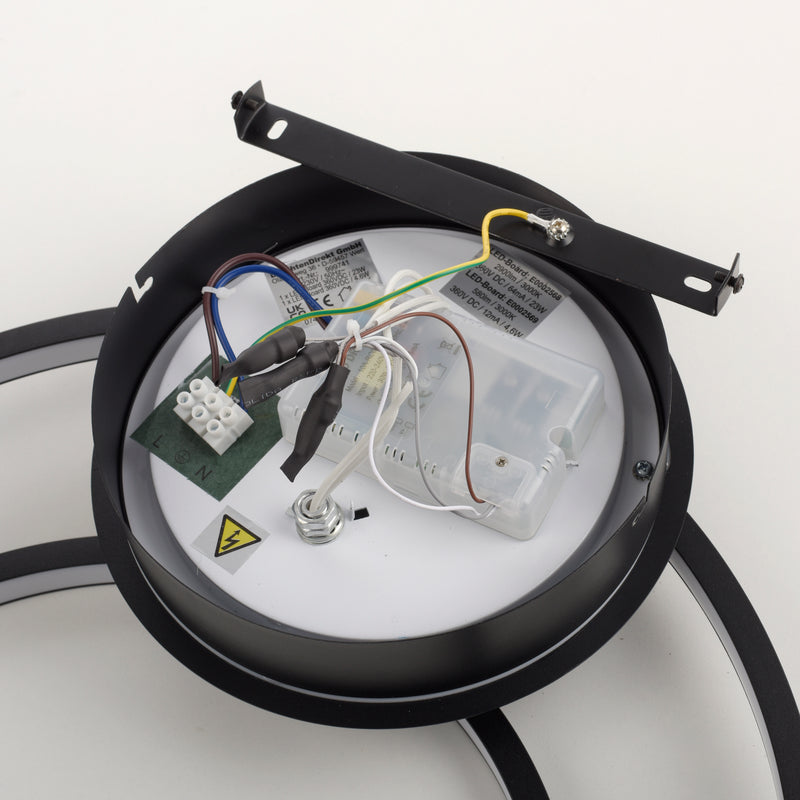 Plafoniera Paul Neuhaus ASMINA 3xLED Negru
