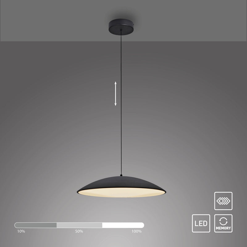 Lustra Paul Neuhaus LENTE LED Negru