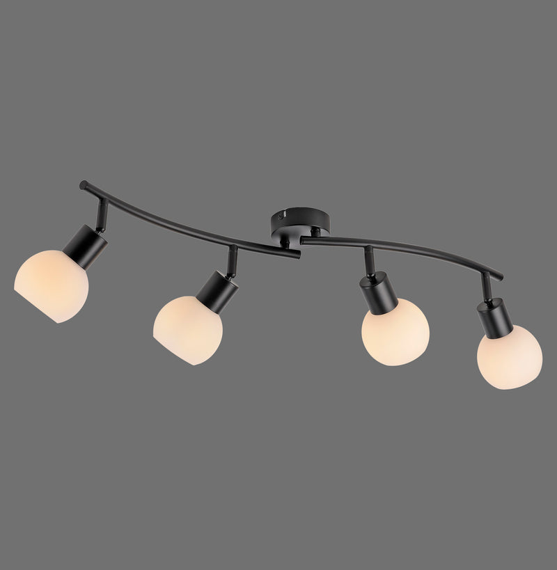 Plafoniera Paul Neuhaus LOKI 4xE14 Negru