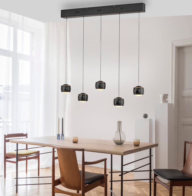 Lustra Paul Neuhaus BALLINI 5xLED Negru