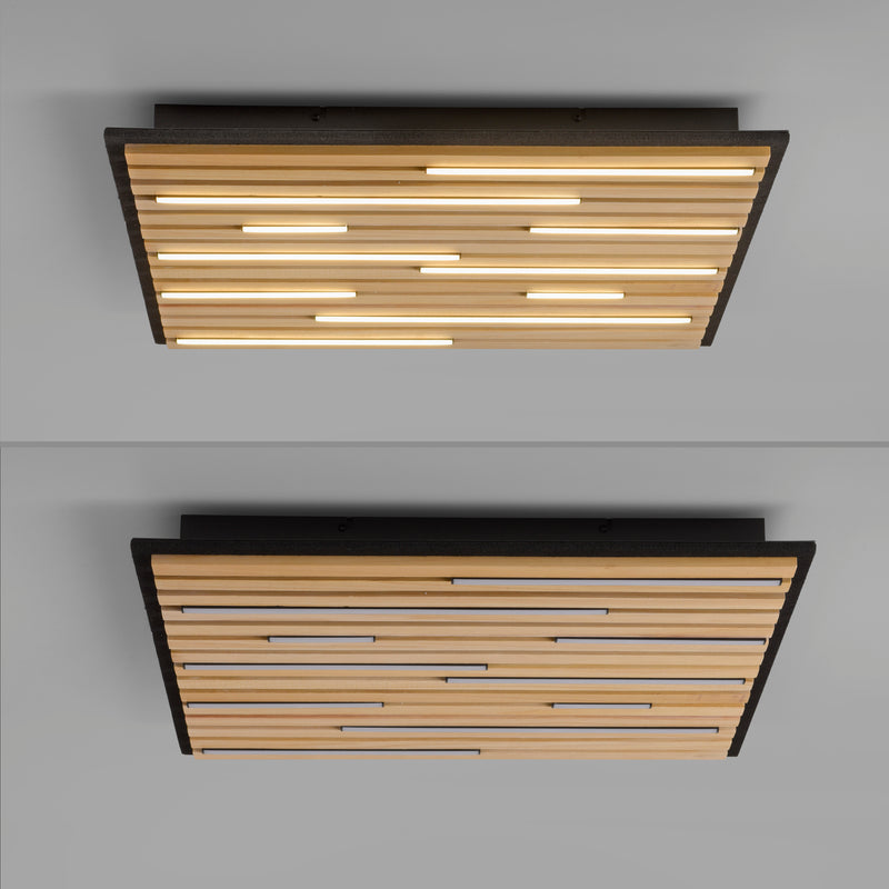Plafoniera Paul Neuhaus Q-AKUSTIK LED Lemn