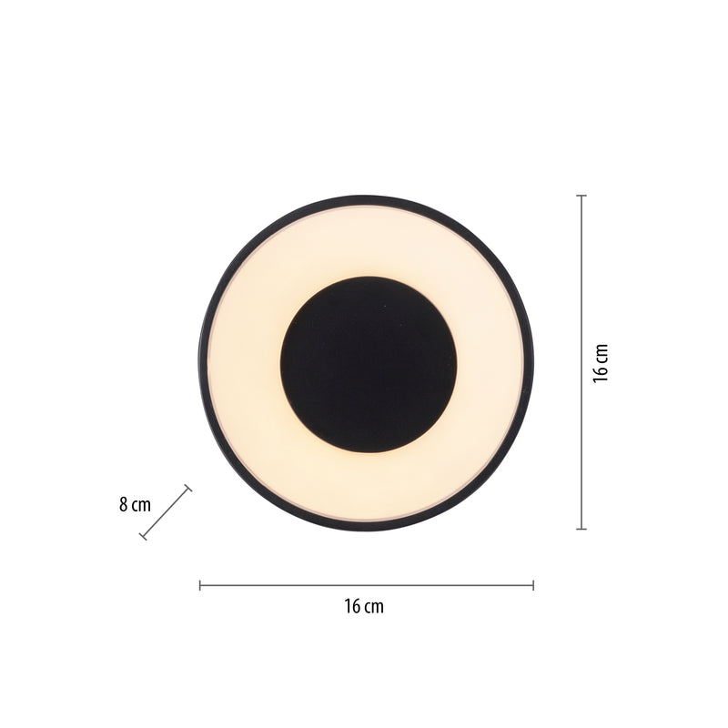 Plafoniera Paul Neuhaus TANIKA LED Negru