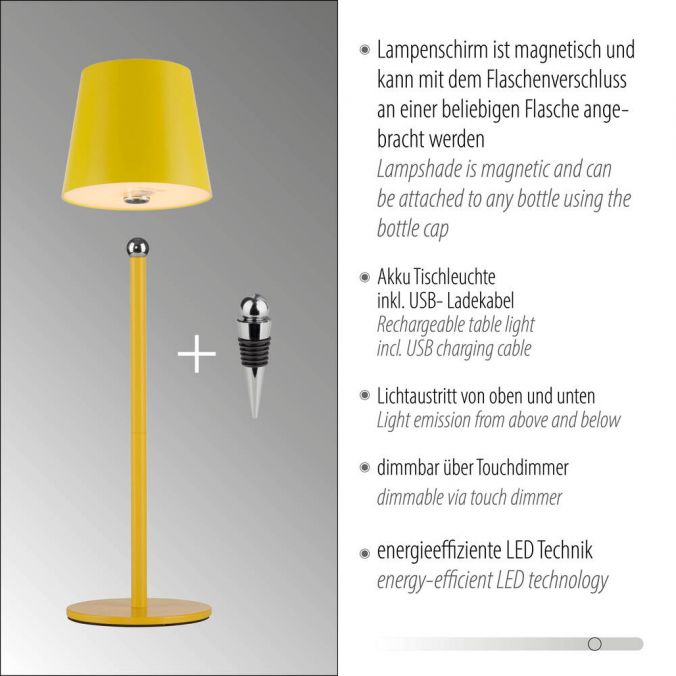 Veioza Paul Neuhaus BOTERIA LED Galben