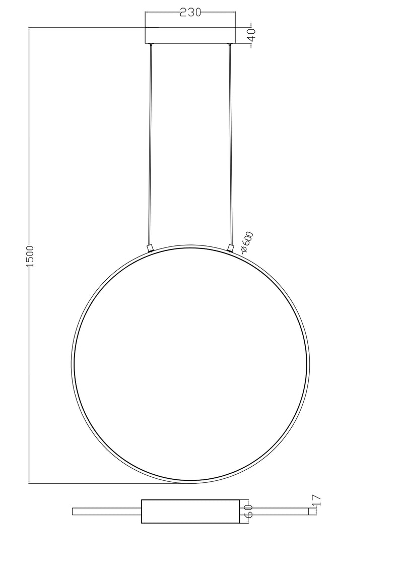Lustra Zuma Line RASCAL LED Negru