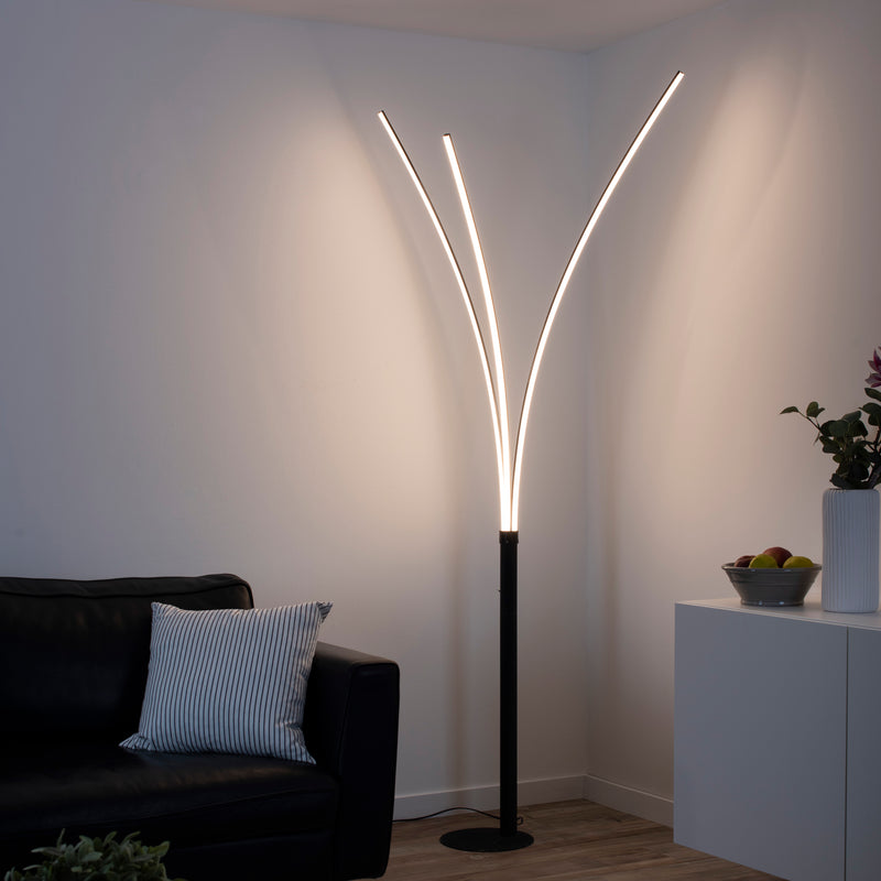 Lampadar Paul Neuhaus MAJA 3xLED Negru