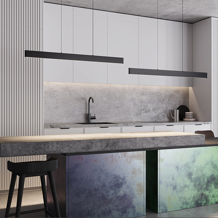 Pendul LED Euphoria, 36W, 2700–6000K, negru, 1160 mm