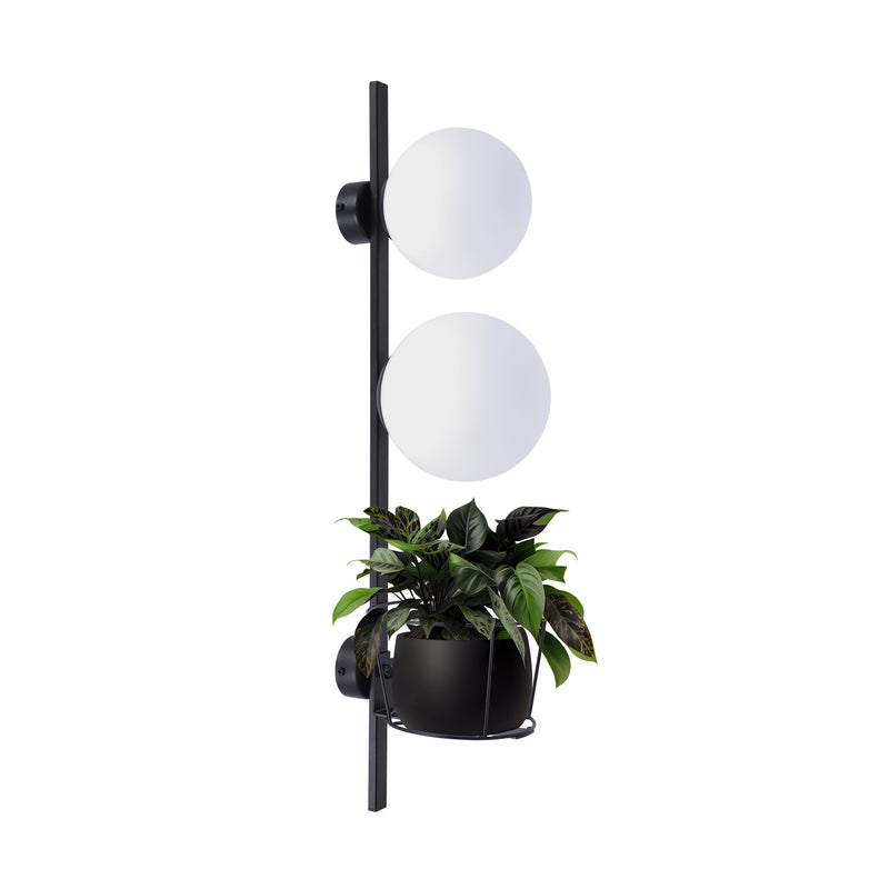 Aplica Zuma Line Orbit 2xE14 + E27 Negru