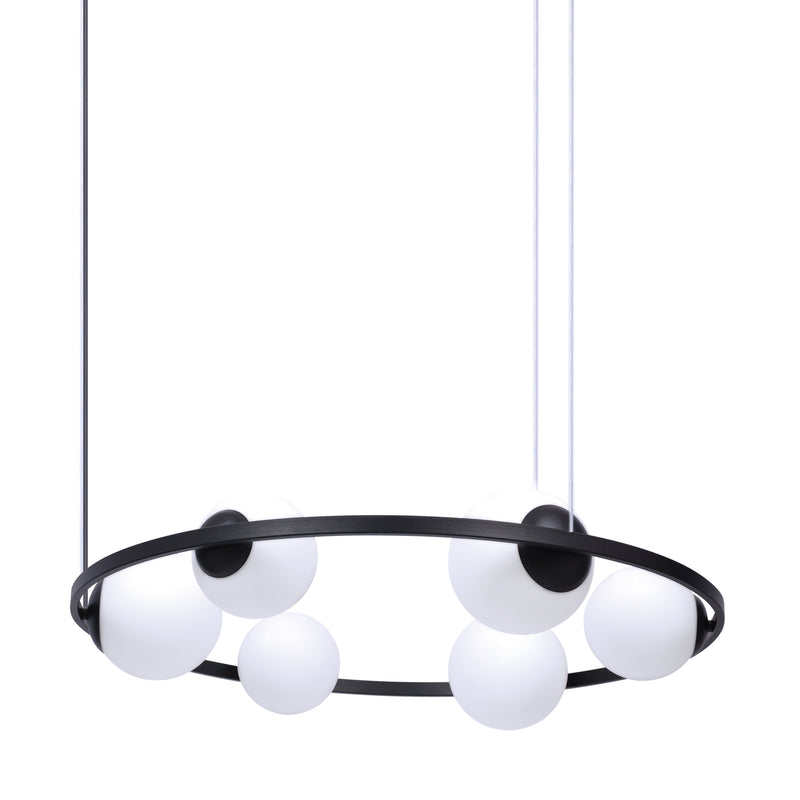 Lustra Zuma Line Orbit 6xE27 Negru