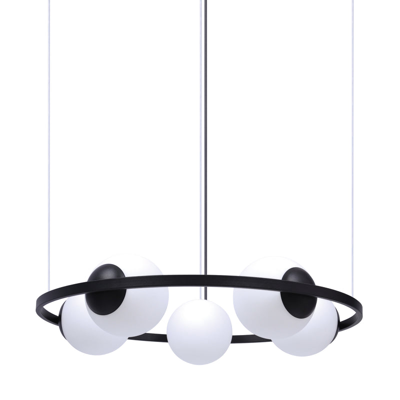 Lustra Zuma Line Orbit 5xE27 Negru