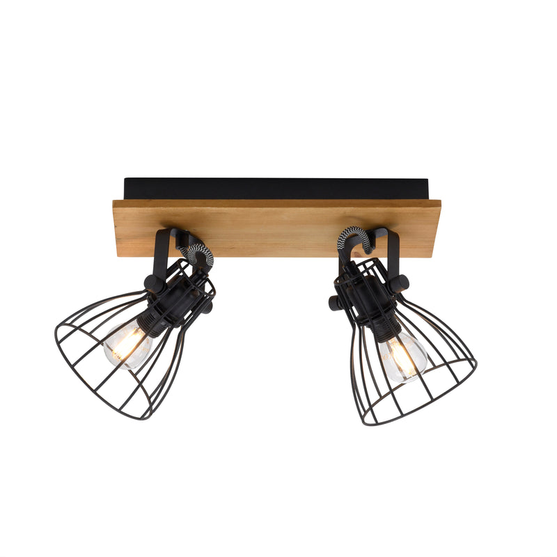 Plafoniera Paul Neuhaus TARO 2xE14 Negru