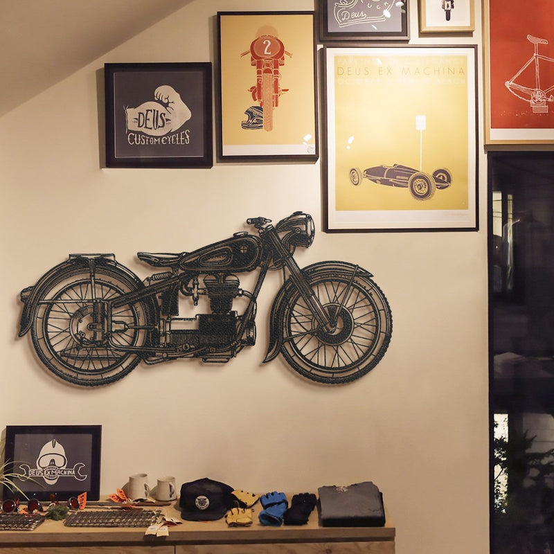Accesoriu Iluminat Asi Home Cafe Racer, Negru, 47x100 cm