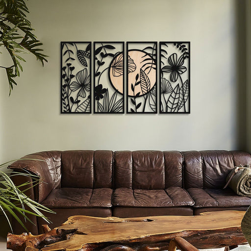 Accesoriu Iluminat Asi Home Ginkgo Wood, Negru, 29x68 cm