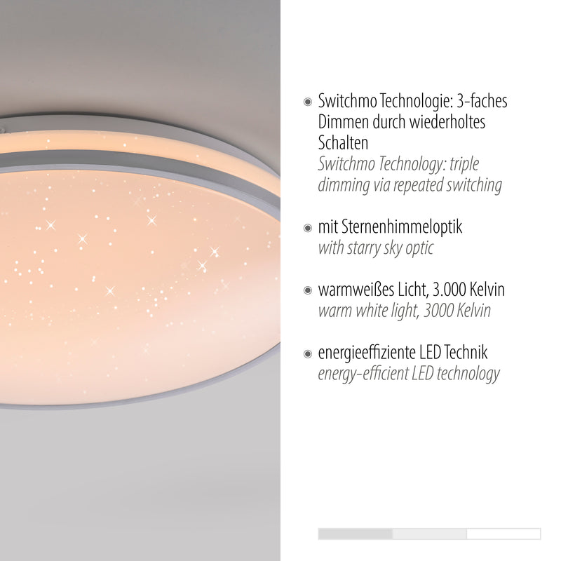 Plafoniera Paul Neuhaus KYLE LED Argintiu