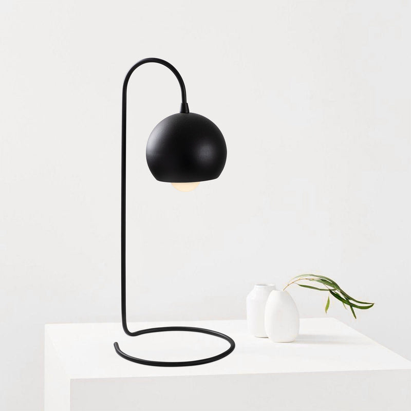 Veioză Asi Home Yılan - NT - 121, Negru, Ø12 cm