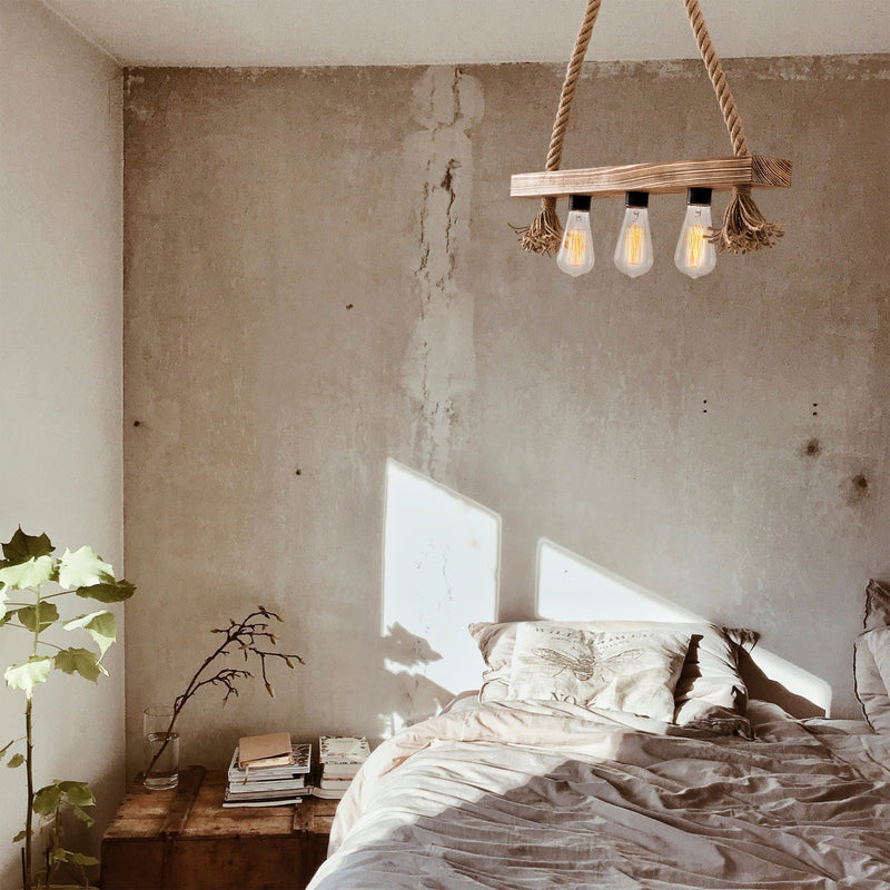 Lustră Asi Home Erebos - 105-AV, Wooden, 3xE27