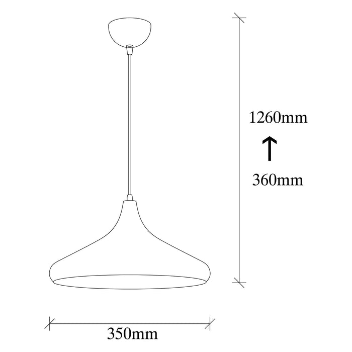 Lustra Asi Home Berceste - 207-S Metal 35X35X116 cm