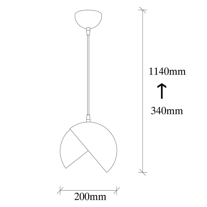 Lustra Asi Home Berceste - 252-S Metal 20X20X114 cm