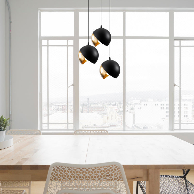 Lustră Asi Home Berceste - 252-S2, Negru, 3xE27