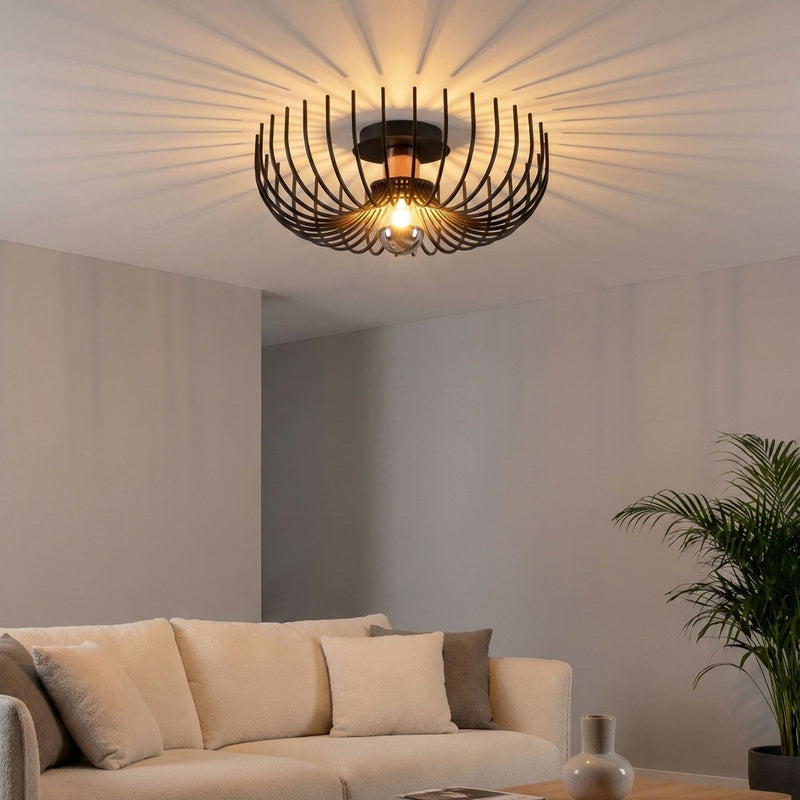 Lustră Asi Home Aspendos - N-641, Negru, Ø12 cm
