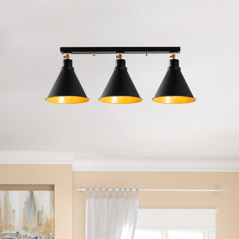 Lustră Asi Home Berceste - N-677, Negru, 3xE27