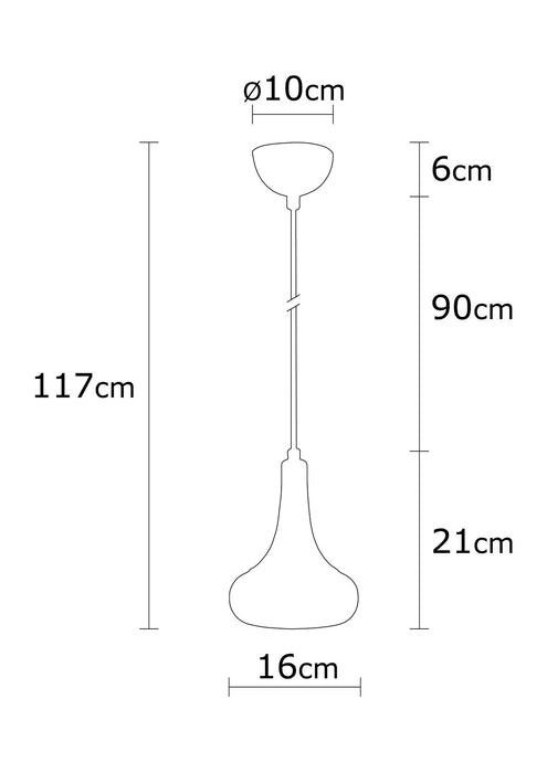 Lustra Asi Home Berceste - N-1366 Metal 16X16X117 cm