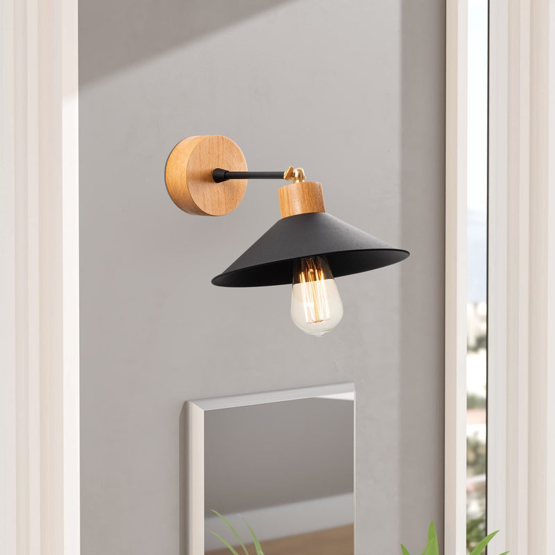 Aplică Asi Home Manavgat - N-620, Negru, Ø10 cm