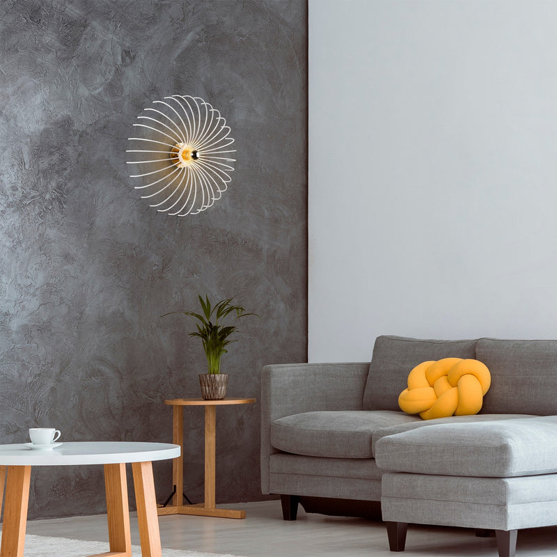 Aplică Asi Home Aspendos - N-644, Alb, Ø12 cm