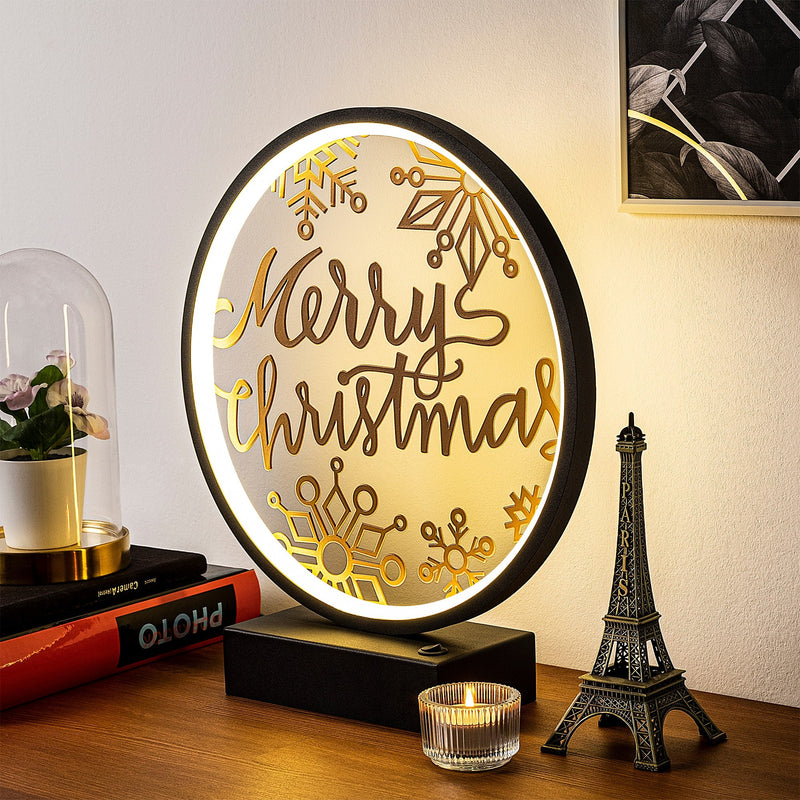 Veioză Asi Home Xmas5, Negru, Ø30 cm