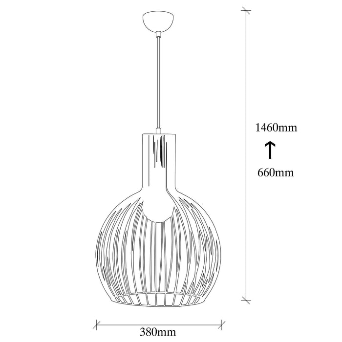 Lustra Asi Home Fellini - MR - 756 Metal 38X38X146 cm