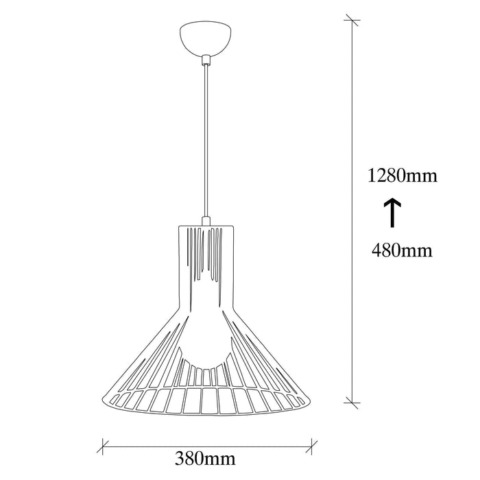 Lustra Asi Home Fellini - MR - 757 Metal 38X38X128 cm