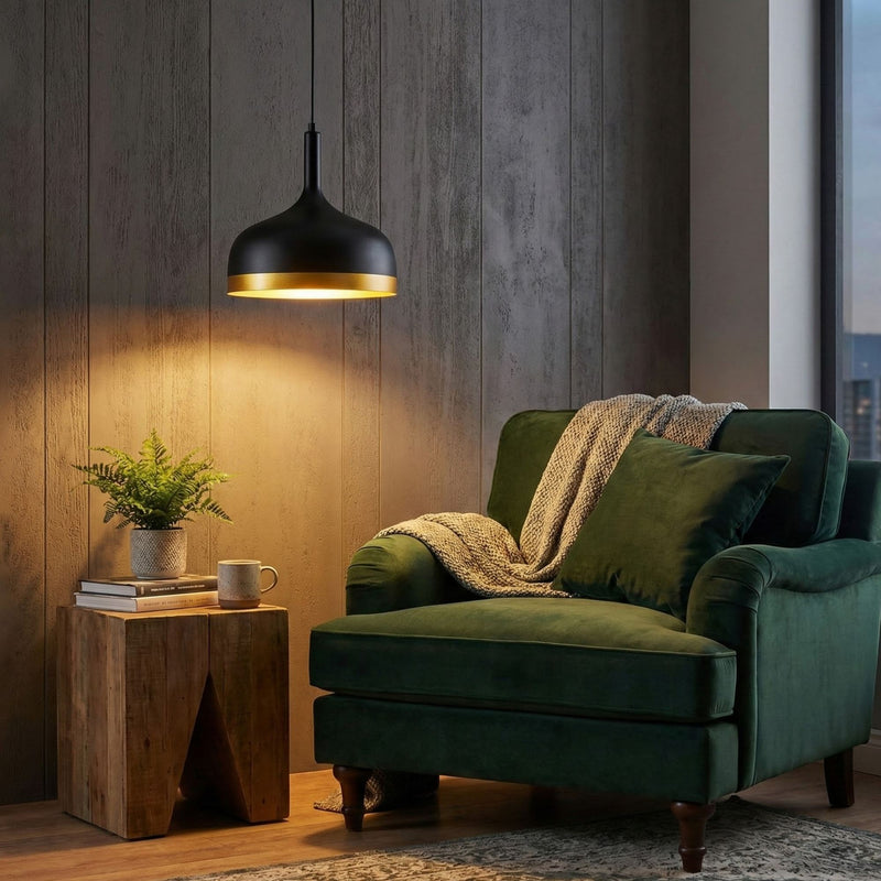 Lustră Asi Home Sivani - MR - 826, Negru, Ø9 cm